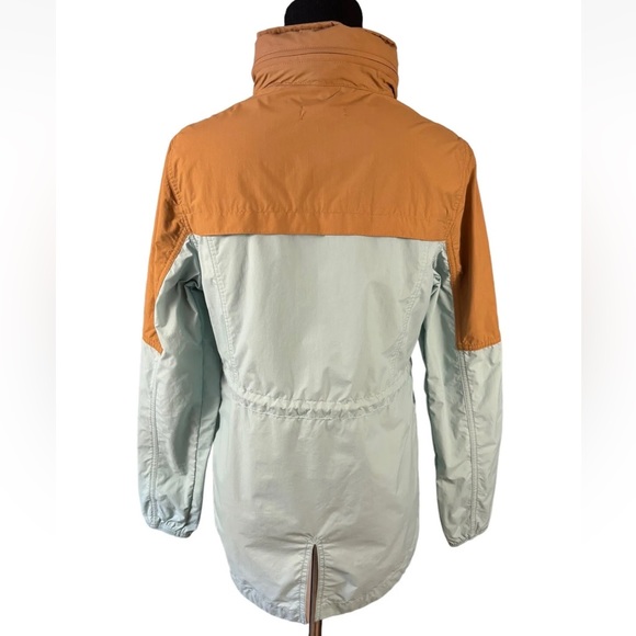 Toad&Co. *Aquarius* Jacket | Colorblock Parka | XS | Turquoise & Camel Brown EUC - Picture 7 of 8